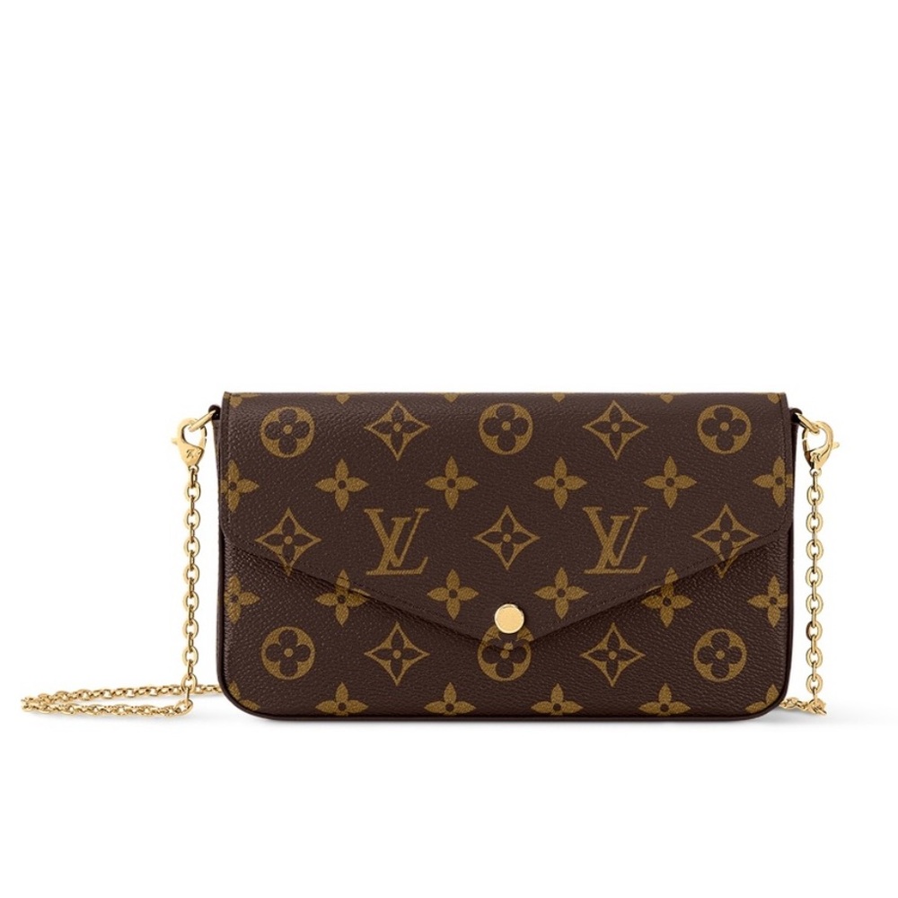 Louis Vuitton Monogram Pochette Félicie (with zip pocket)
